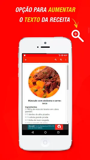 Receitas de Almoço Screenshot 2