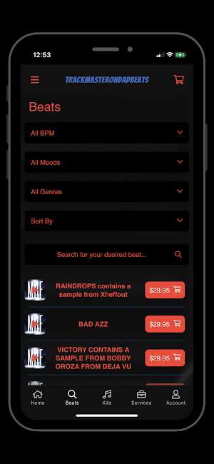 Trackmasterondabeats Screenshot 1
