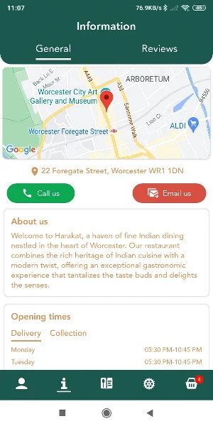 Harakat Indian Restaurant Screenshot 3