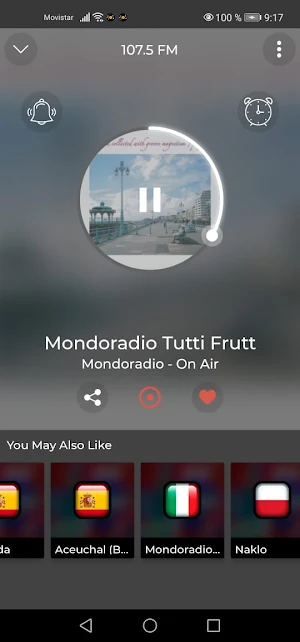 Radio 107.5 station musica Screenshot 3