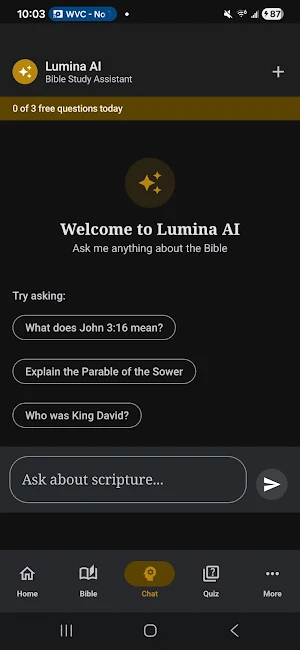 Lumina: AI Bible Study & Audio Screenshot 3