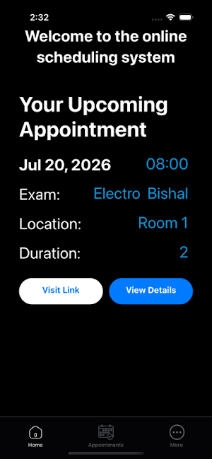 VisionConnect patient Screenshot 1