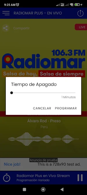 Radiomar Plus en Vivo Perú Screenshot 1