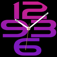 Strong Pink Purple Watch Face
