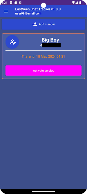 LastSeen Chat Tracker Screenshot 2