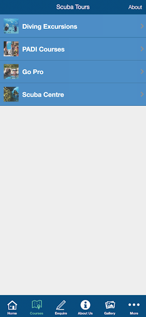 Scuba Tours Screenshot 1