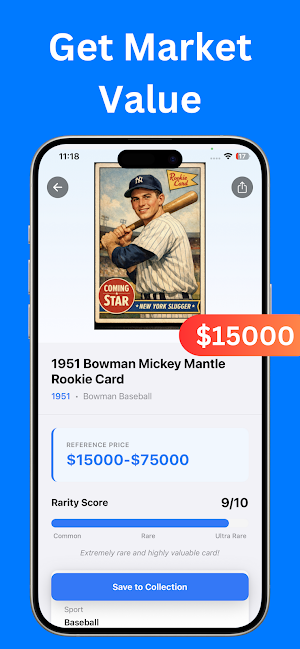 Sports Card Scanner Screenshot 2