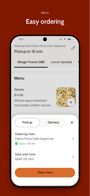 Palio's Pizza Screenshot 2