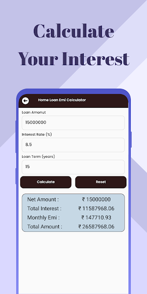 EMI Loan Calculator Screenshot 2
