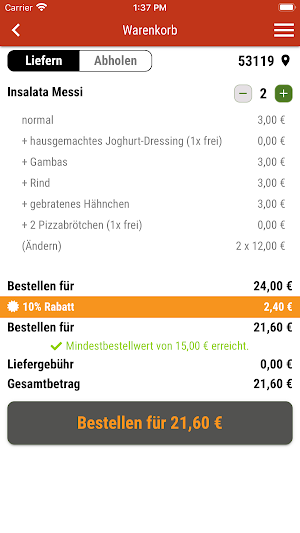 Pastacasa im Sportpark Screenshot 1
