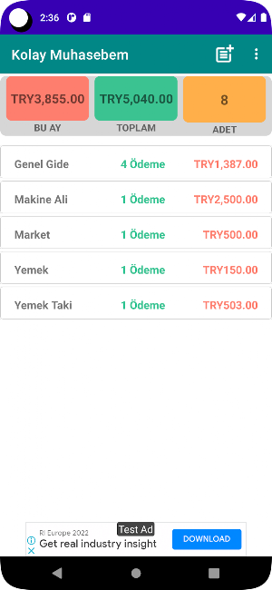 KolayMuhasebem Screenshot 0