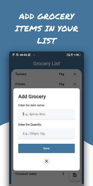 Meal Planner - Grocery List Screenshot 3