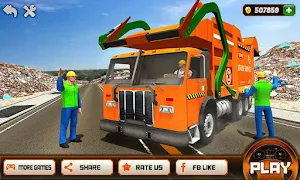 Garbage Truck Driving Simulator 2020 Screenshot 0