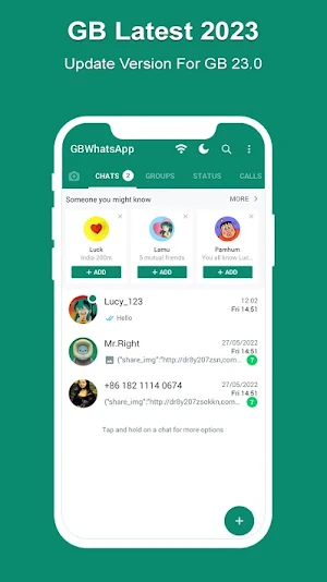 GB Latest Version Apk Status Screenshot 3