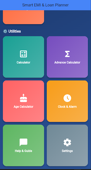 Smart EMI & Loan Planner Screenshot 1