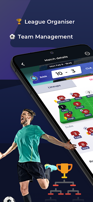 4league - Football Team & League System Management Screenshot 0