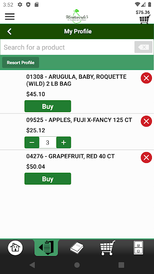 Monteverde's Mobile Ordering Screenshot 1
