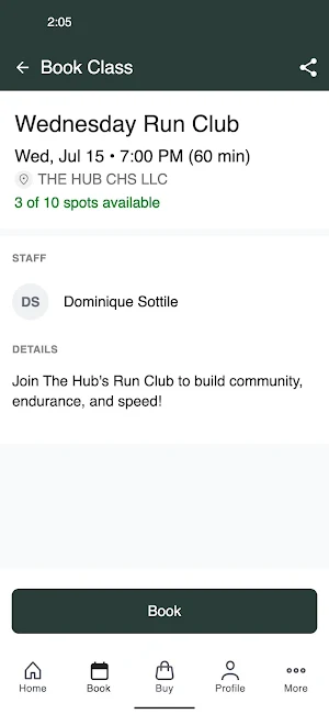 THE HUB CHS LLC Screenshot 2