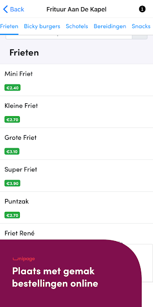 Frituur Aan De Kapel Screenshot 1