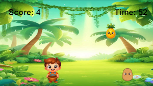 Pineapple Drop Dash Game Screenshot 2