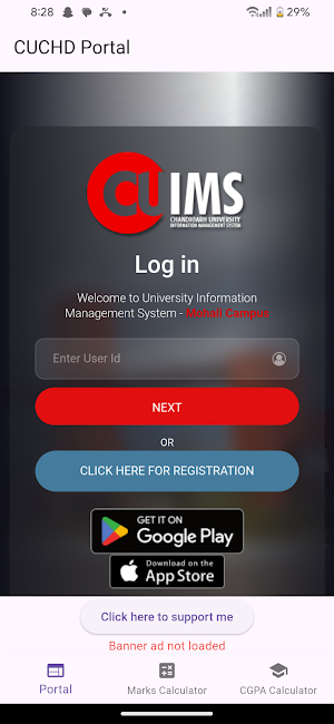 CUCHD Portal Screenshot 0