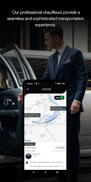 ESQYRE Chauffeur Screenshot 1