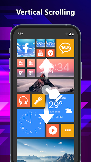 Square Home Launcher 2023 Screenshot 1