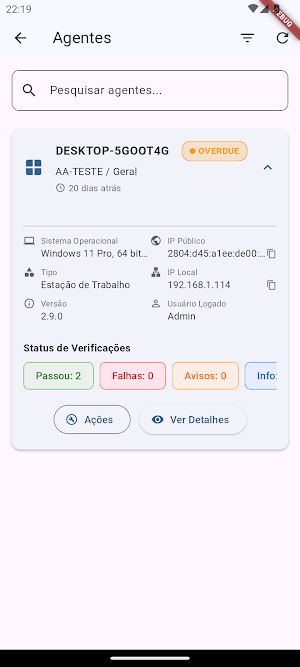 TRMM Cliente Screenshot 1