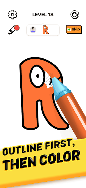 Letter Art Puzzle Screenshot 1