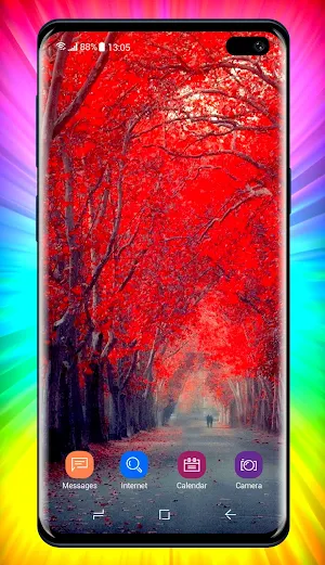 Red Wallpaper Screenshot 3