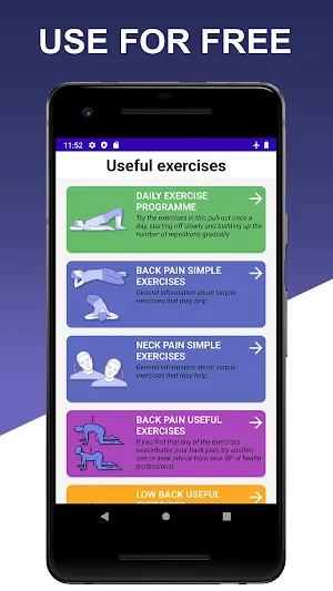 Back Pain Exercises Screenshot 0