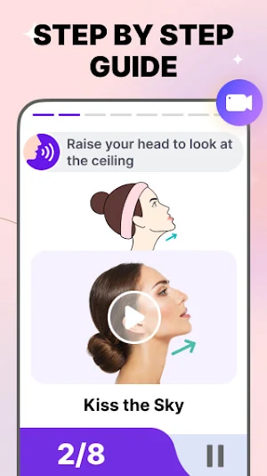Face Yoga Exercises, Skin Care Screenshot 2