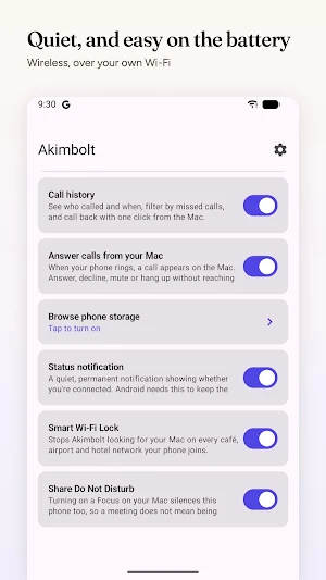 Akimbolt: Connect to your Mac Screenshot 2