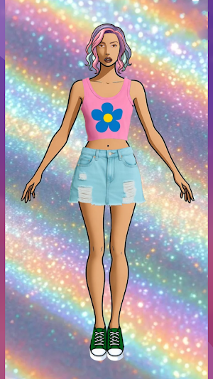 Fashion Girl: Dress Up, Makeup Screenshot 0