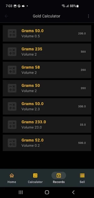 Gold Calculator Screenshot 2