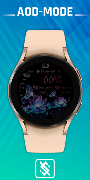 BFF2-Neon Art Lotus Flower Screenshot 1