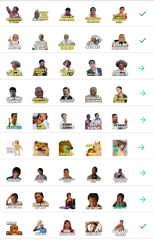 Hindi Stickers Screenshot 0