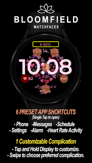 Love Watchface Screenshot 2