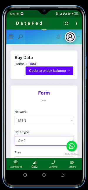 DataFed VTU Services Screenshot 3