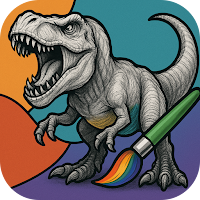 Colors: Dinosaur Coloring Book