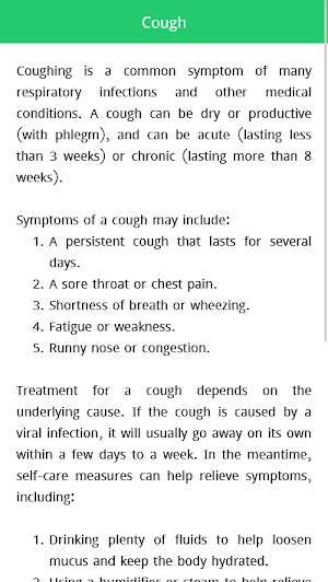 Disease Treatment Dictionary Screenshot 3