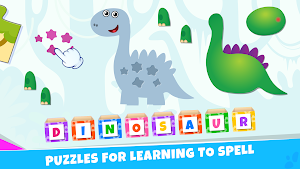 Bini Dino Puzzles for Kids! Screenshot 3