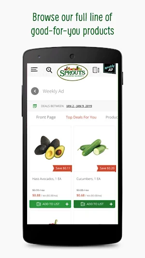 Sprouts Screenshot 2