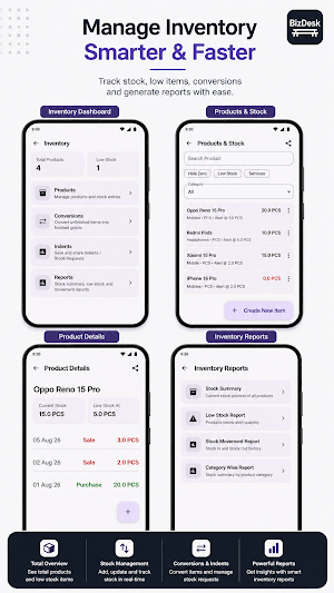 BizDesk - Staff & Billing App Screenshot 3