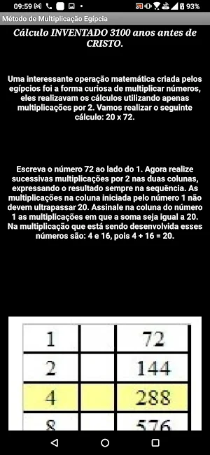 3100 AC -  Matemática Egípcia Screenshot 1