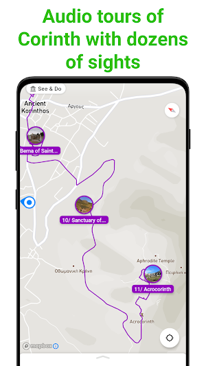 Corinth Tour Guide:SmartGuide Screenshot 0