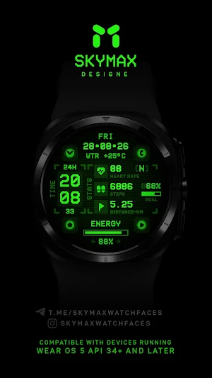NukaBot 3000 Watch Face Screenshot 1