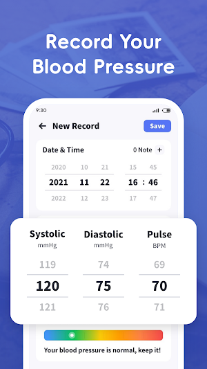 Blood Pressure Screenshot 1