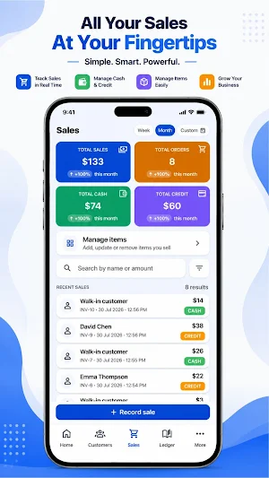 Cash Book Ledger for Business Screenshot 2