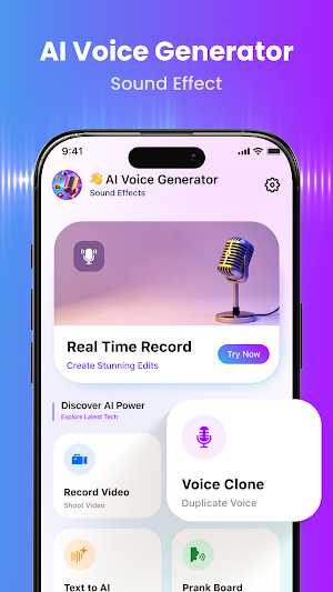 AI Voice Genrator Sound Effect Screenshot 0